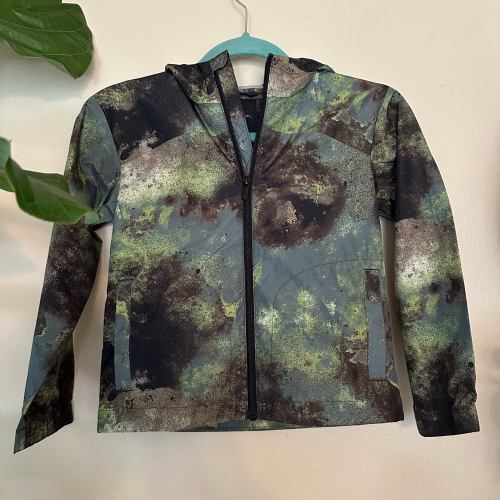 All in Motion Green and Black Raincoat Lightweight Jacket